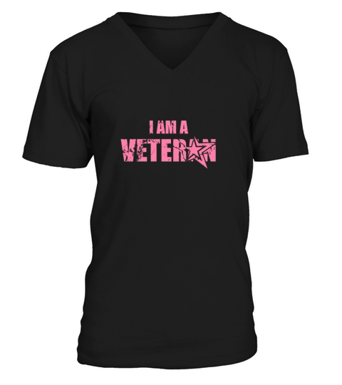 Veterans Marine Veteran Mom Soldier Army Men's V-Neck T-shirt