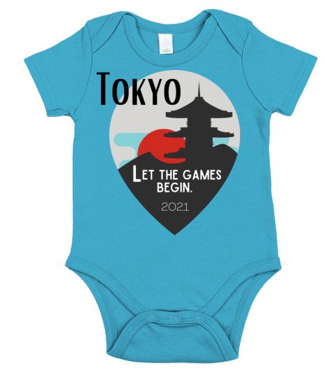 Tokyo Japan 2021 Olympic games Short Sleeve Baby One-Piece