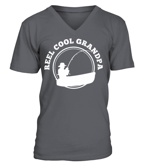 Fishing Grandpa Men's V-Neck T-shirt