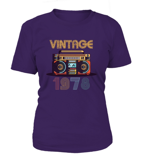 Cute 40th Birthday Gift Vintage 1978 T-Shirt Women's T-Shirt