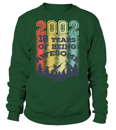 18 Year Old Gifts Vintage 2002 Women's Sweatshirt