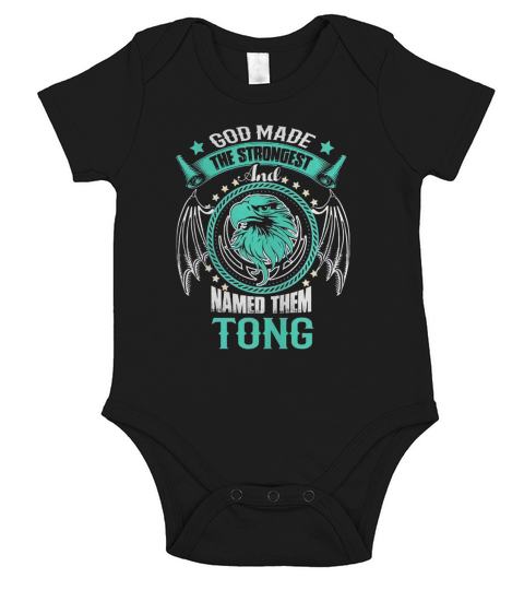 TONG shirt, TONG Family Name, TONG Funny Name Gifts T Shirt Short Sleeve Baby One-Piece