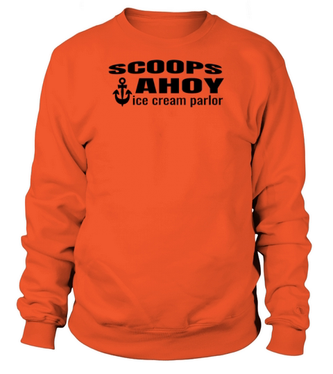 Scoops ahoy ice cream parlor Anchor Ship Cargo Par Women's Sweatshirt