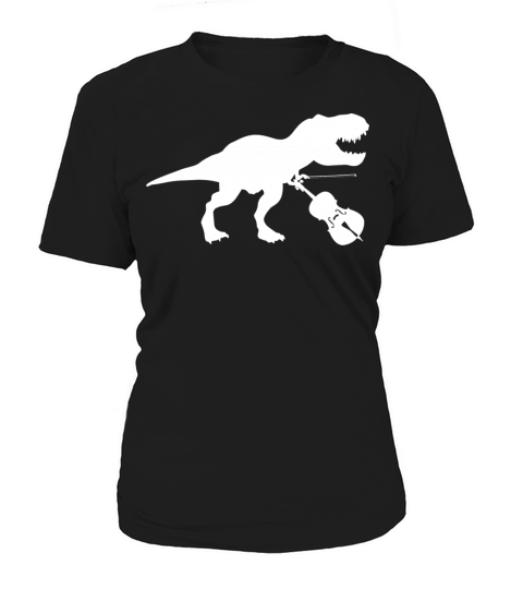 Cellosaurus Cello Cellist Dinosaur Rex Music T-Shirt Woman