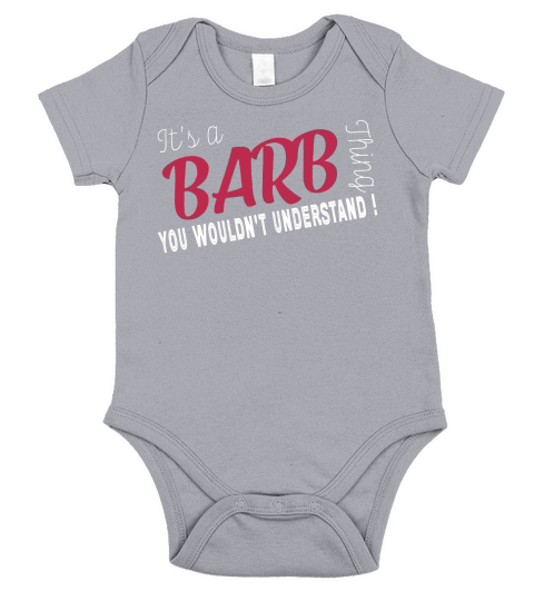 Barb Its Barb Thing - TeeForBarb Short Sleeve Baby One-Piece