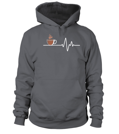 Coffee Heartbeat Lifeline Line of Life Women's Hoodie