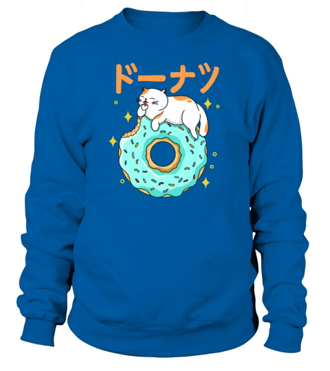 Kawaii Cat Donut Women's Sweatshirt