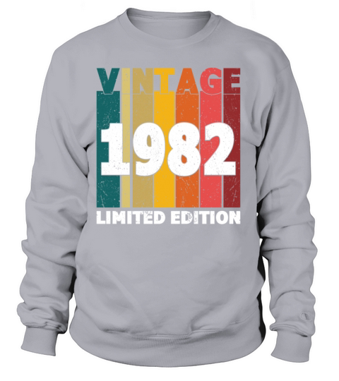 40th Birthday Vintage 1982 Limited Edition Women's Sweatshirt