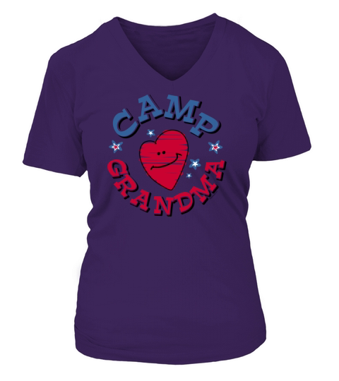 Camp Grandma Women's V-Neck T-shirt