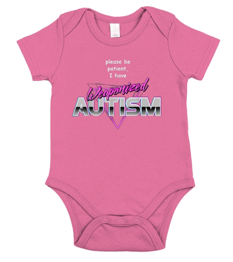 Please be Patient I have Autism Short Sleeve Baby One-Piece