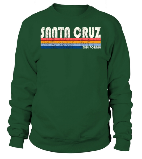 Vintage 70s 80s Style Santa Cruz CA Women's Sweatshirt