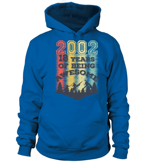 18 Year Old Gifts Vintage 2002 Women's Hoodie