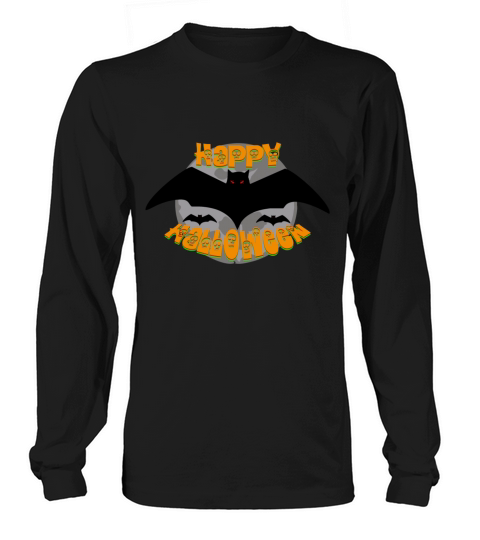 Happy Halloween design BatMan Women's Long Sleeve