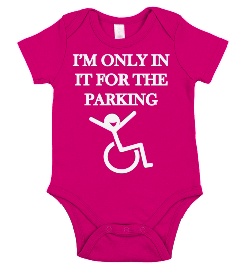 Im only in it for parking Short Sleeve Baby One-Piece