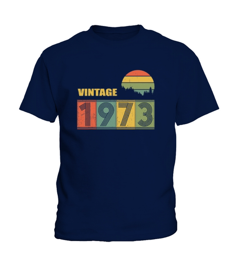 Vintage Since 1973 46th Years T-Shirt Gifts Kids T-Shirt