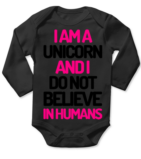 I Am A Unicorn Long Sleeve Baby One-Piece
