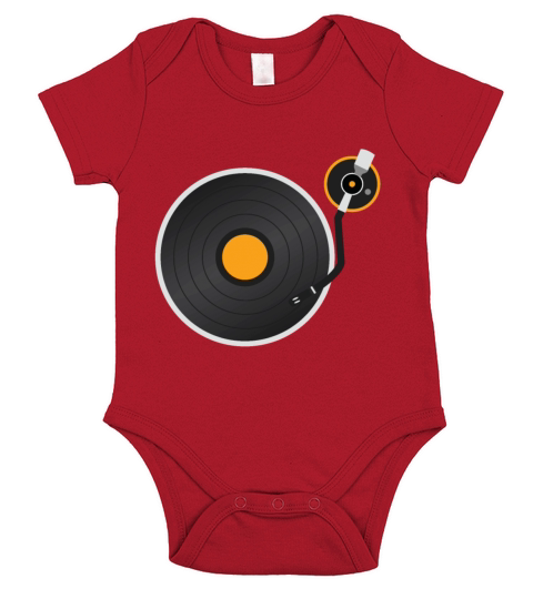 Vinyl Vintage Record Rave TShirt for Men and Wome Short Sleeve Baby One-Piece