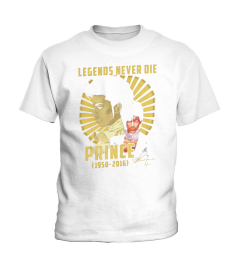 Legends never die Prince 1958-2016 signature shirt Kids T-Shirt