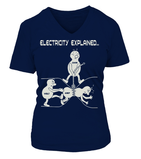 ELECTRICIAN V-neck T-Shirt Woman