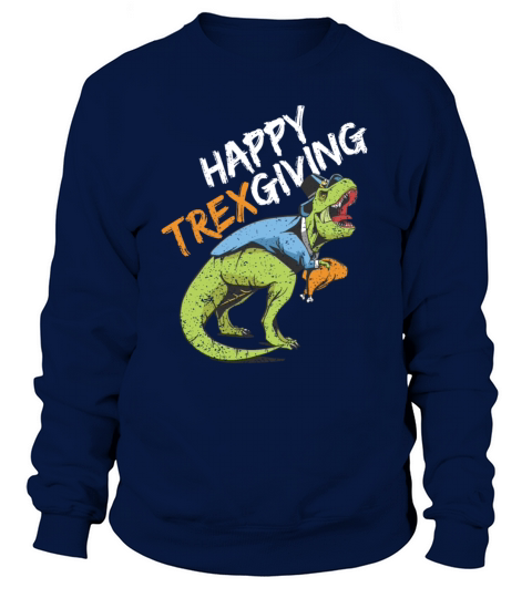 Happy Thanksgiving T Rex Dinosaur Turkey Costume Women's Sweatshirt