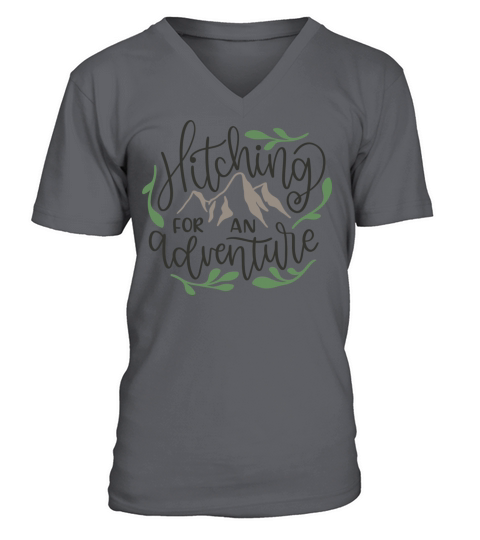 Hitching for an adventure Men's V-Neck T-shirt