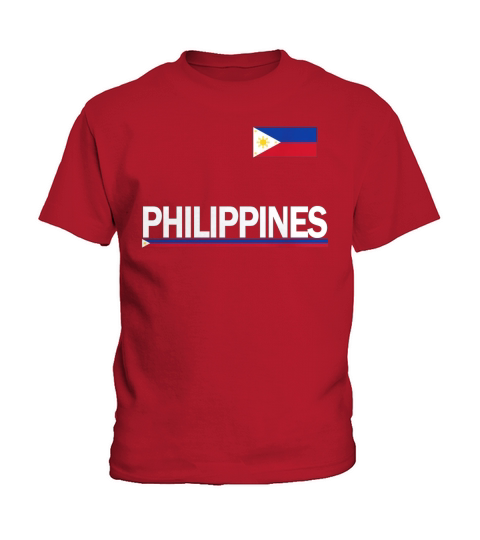 Philippines Flag Sports Jersey Filipino Shirt Kids T-Shirt