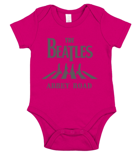 The Beatles Abbey Road Silhouette Short Sleeve Baby One-Piece