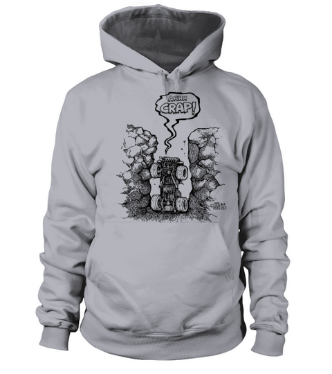 Ahh crap jeep in hole Men's Hoodie