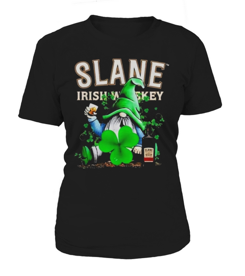 Gnome and Slane Irish Whiskey shamrock St Patrick’s Day shirt Women's T-Shirt
