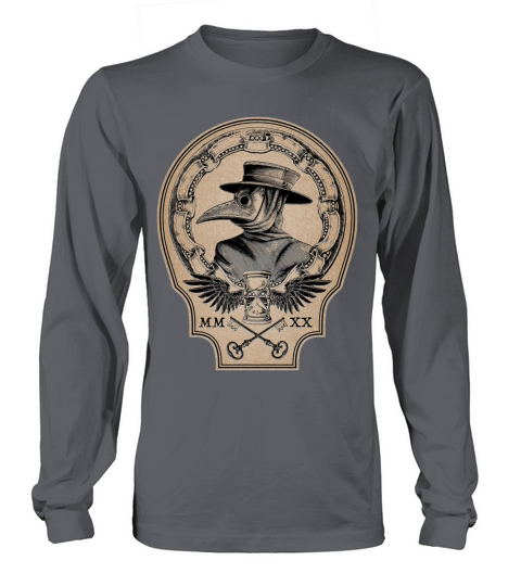 Vintage Plague Doctor Men's Long Sleeve