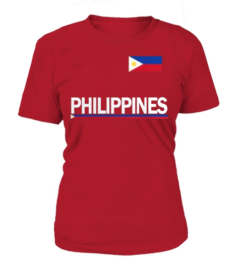Philippines Flag Sports Jersey Filipino Shirt T-Shirt Woman
