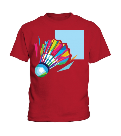 Badminton in Color Kids T-Shirt