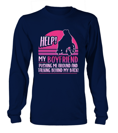 Wheelchair Disability Wheelchair Bound Woman Men's Long Sleeve