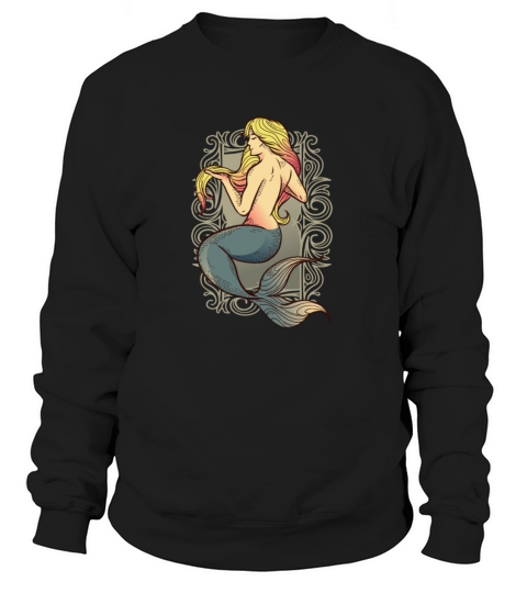 Womens Cute Mermaid design - Gift For Mermaid Women's Sweatshirt