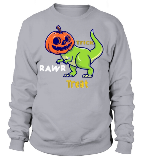 Kids Trick Rawr Treat Toddler Boys Halloween Shirt Women's Sweatshirt