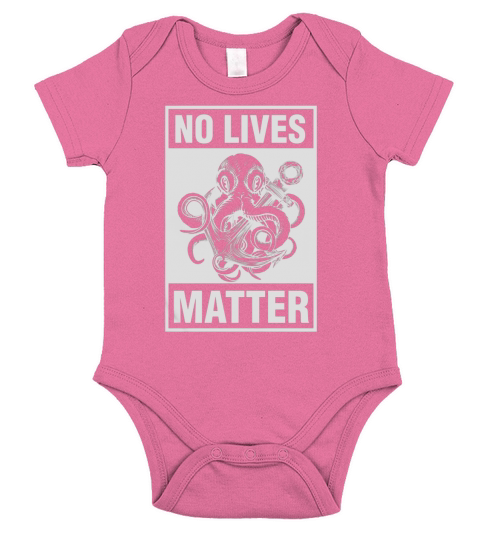 Cthulhu Shirt No Lives Matter- Halloween Gift Short Sleeve Baby One-Piece