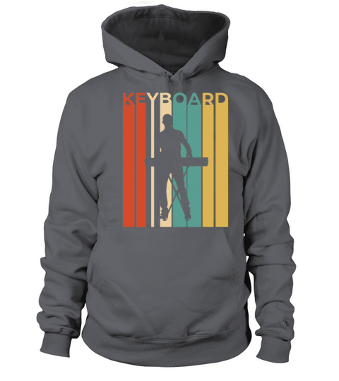 Vintage Keyboard - Keyboarder Music Piano Gift Women's Hoodie