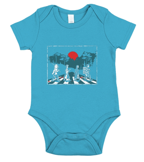 Demon Slayer Abbey Road Tanjiro Nezuko Zenitsu Inosuke Short Sleeve Baby One-Piece