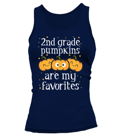 2Nd Grade Pumpkins Are My Favorites Halloween Seco Women's Tank Top