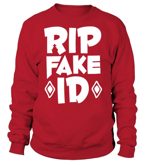 21st Birthday RIP Fake ID Turning 21 Women's Sweatshirt