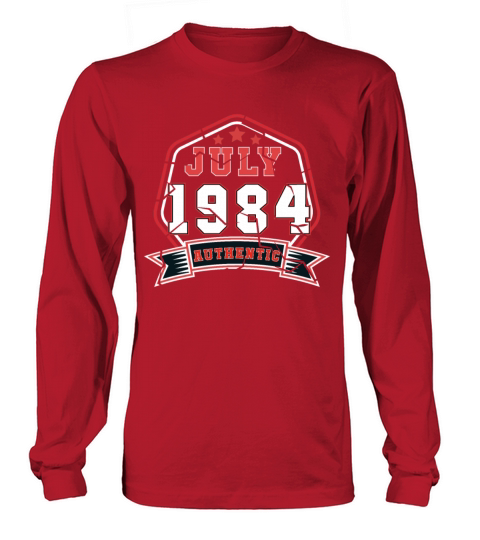 July 1984 Vintage Gift Idea Women's Long Sleeve