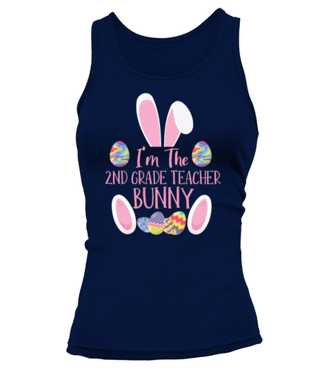 2nd Grade Teacher Bunny Rabbit Easter Day Easter Tank top Woman