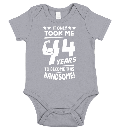 Funny 43rd Birthday for Men Turning 43 Years Old Short Sleeve Baby One-Piece