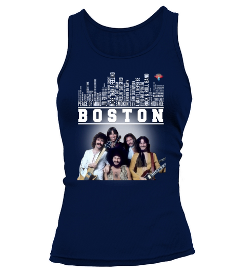 Boston Peace Of Mind Rock And Roll Band Thank You For The Memories Tank top Woman