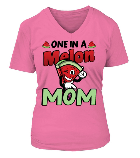 Melon Mama Family Mother Mutti Watermelon Women's V-Neck T-shirt