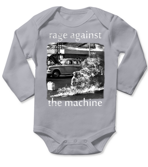 Rage Against the Machine Long Sleeve Baby One-Piece