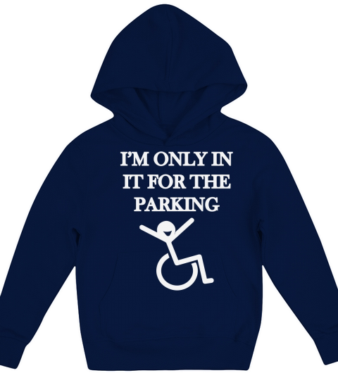 Im only in it for parking Kids Hoodie