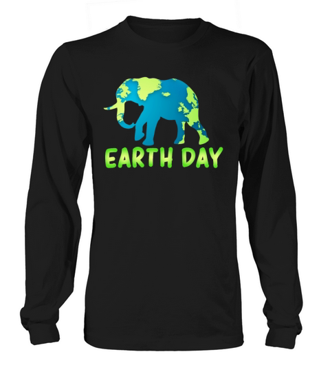 earth day 2019 kids with Elephant Women's Long Sleeve