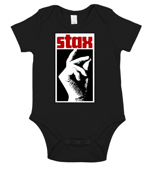 Stax Records Hand Short Sleeve Baby One-Piece