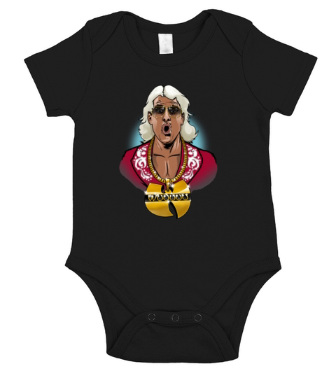 WWE Ric Flair Woo tang Short Sleeve Baby One-Piece